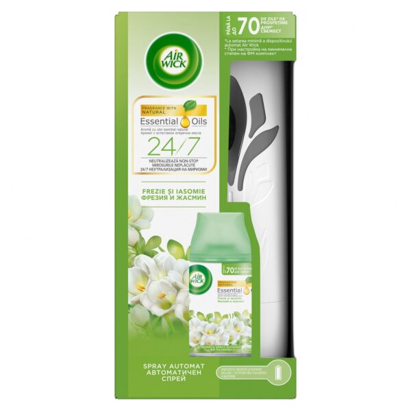 Air Wick Freshmatic Complete odorizant de cameră, Frezie și Iasomie, 250 ml