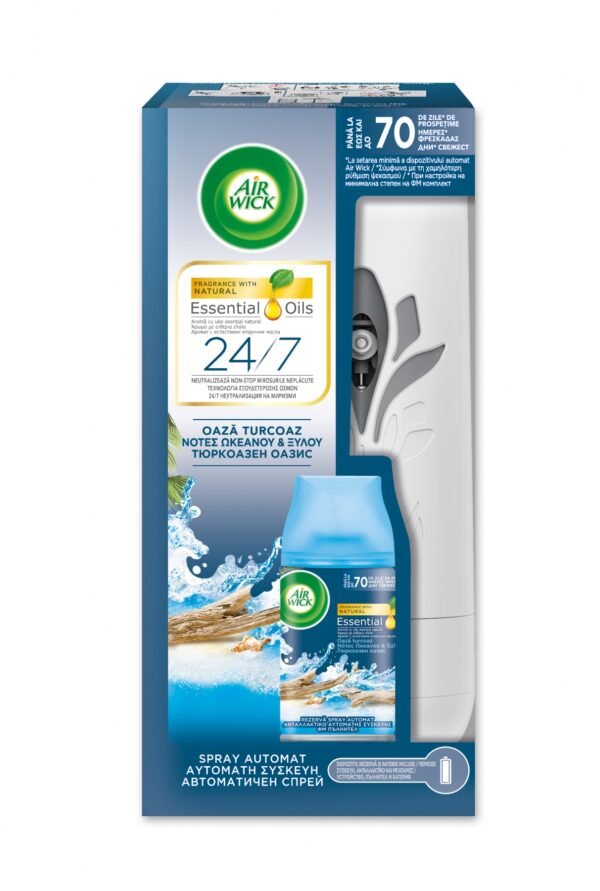 Air Wick Freshmatic Complete odorizant de cameră, Oaza Turcoaz, 250 ml