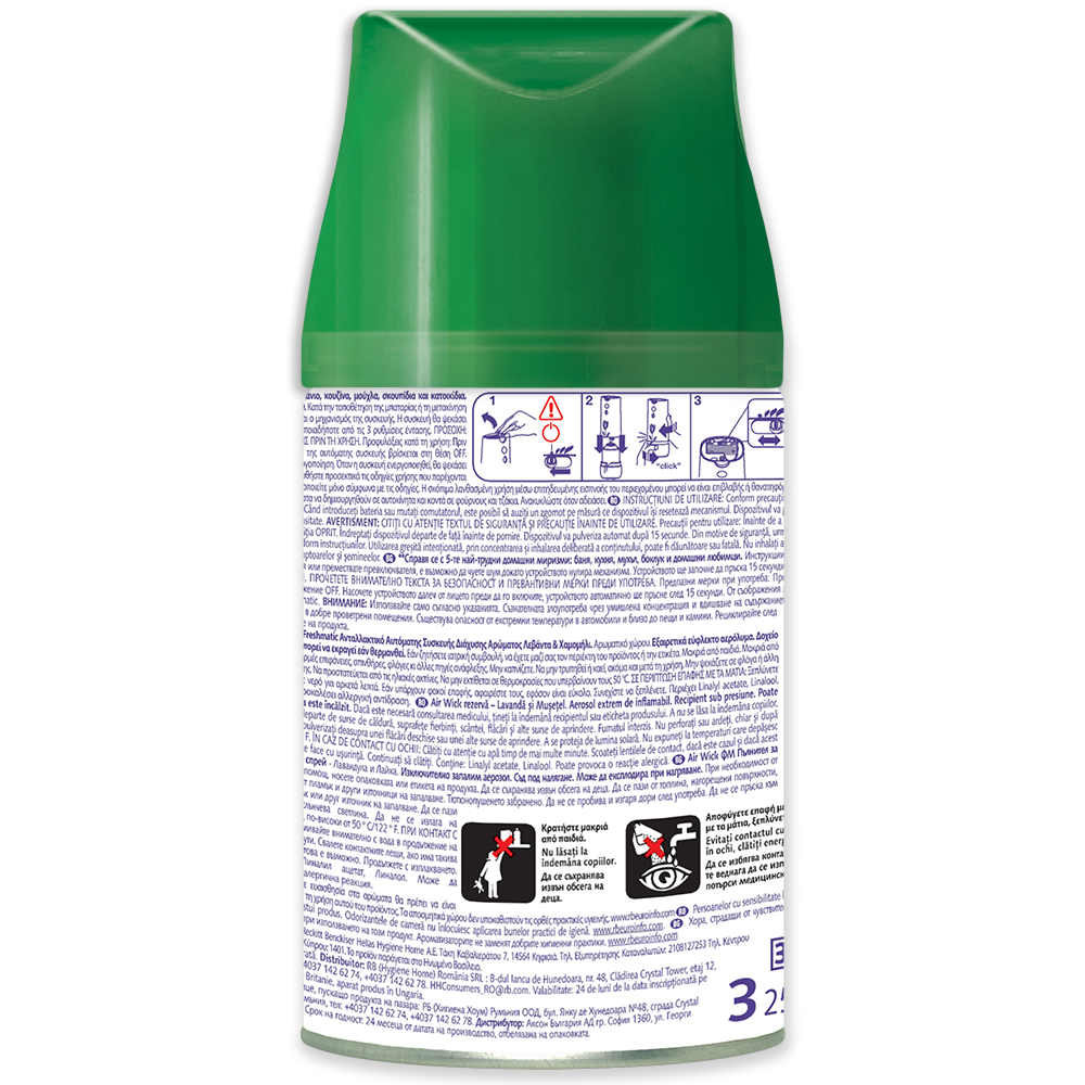 Air Wick Freshmatic rezervă odorizant de cameră, Lavandă și Mușețel, 250 ml – imagine 2