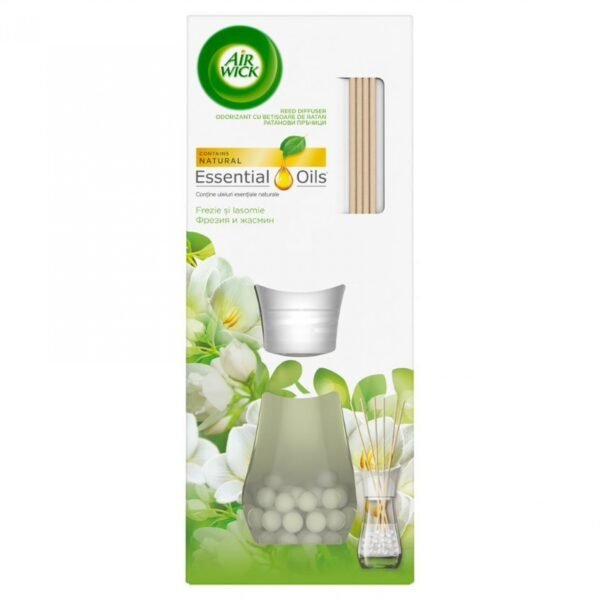 Air Wick odorizant de cameră Reed Diffusers, Frezie și Iasomie, 25 ml