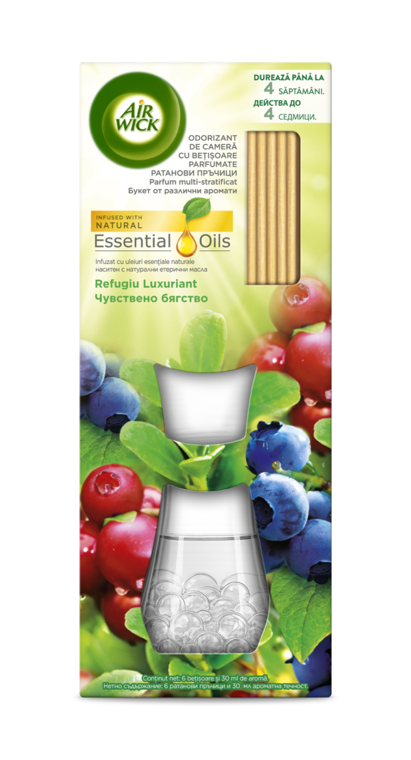 Air Wick odorizant de cameră Reed Diffusers, Lush, 30 ml