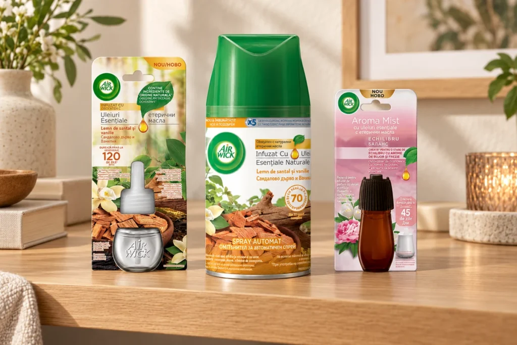 Rezerve Air Wick pentru odorizant electric, Freshmatic și Aroma Mist