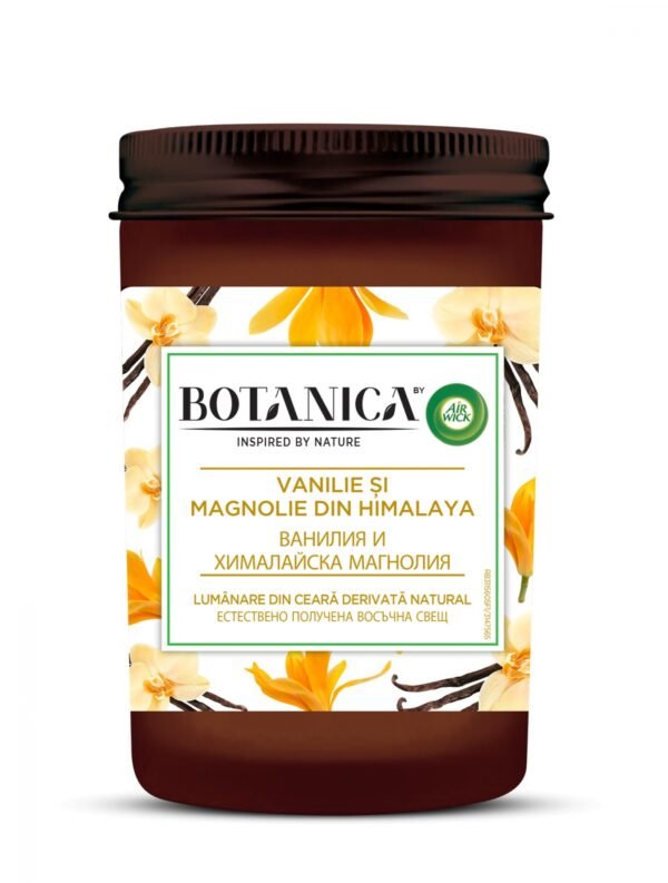 Botanica by Air Wick Lumânare Vanilie și Magnolia din Himalaya