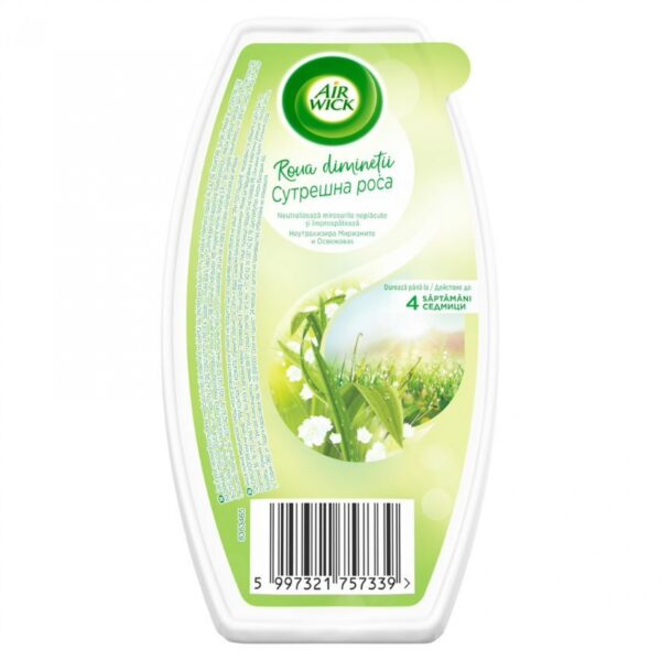 Odorizant de cameră gel Air Wick Roua dimineții